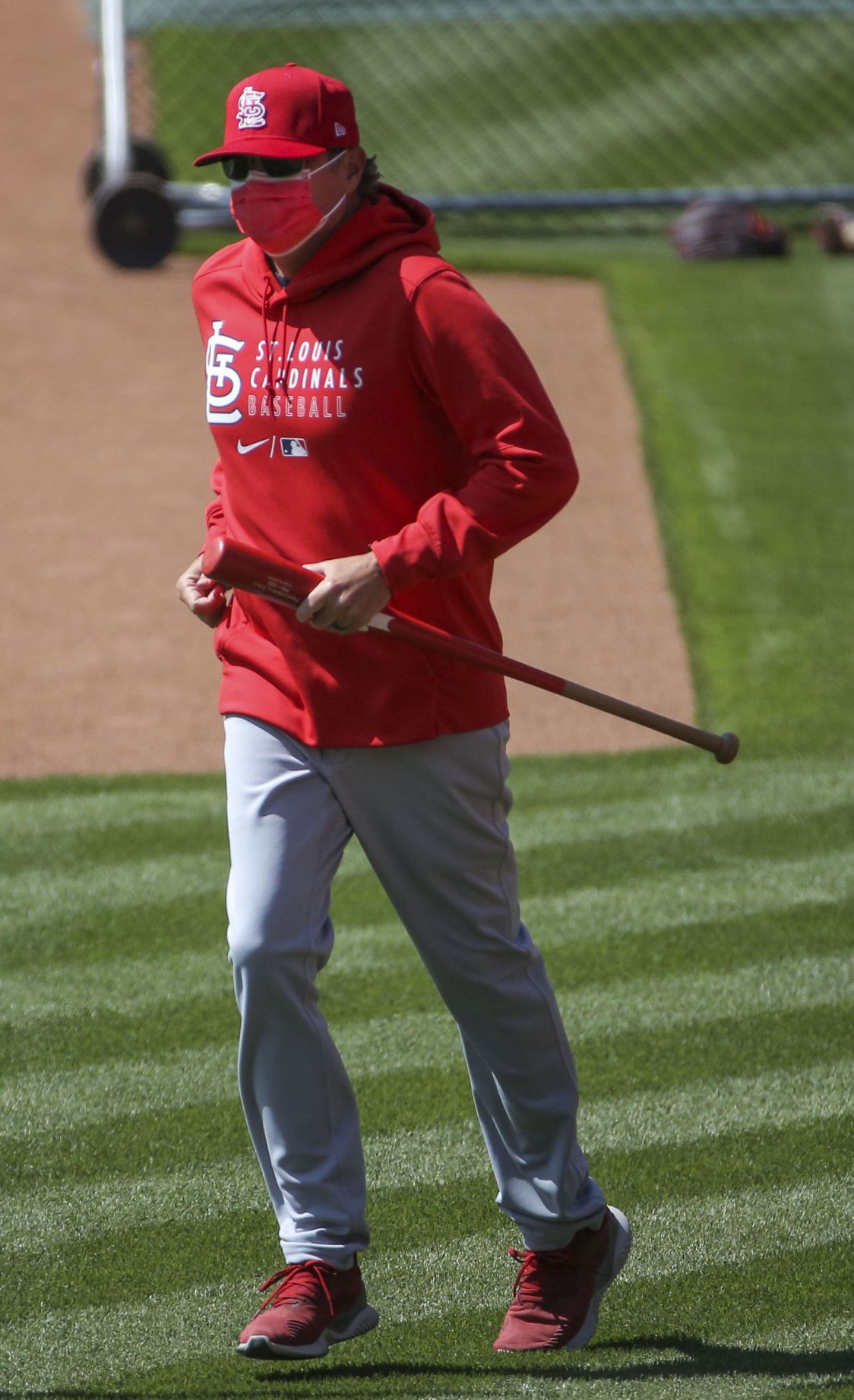 Cardinals hold a team workout ahead of opening day